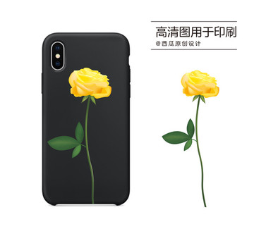 手機(jī)殼高清印刷平面圖
