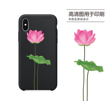 手機(jī)殼高清印刷平面圖