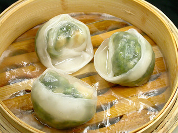 鲜虾菠菜饺