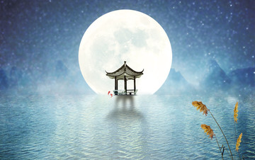 中秋節背景圖