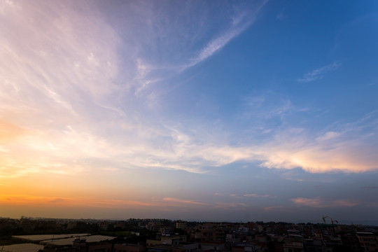 夕阳落日晚霞