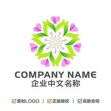 花朵美容养生LOGO