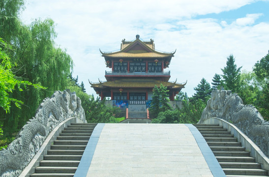 飞霞公园建筑景观