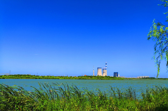 华美电厂淮海大数据九里湖湿地