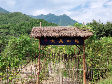 女真田园金祖山风光