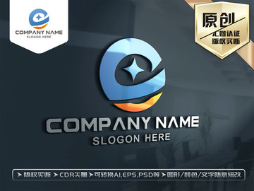 C字母LOGO設計