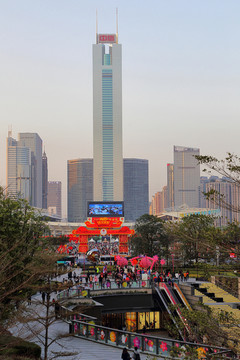 广州天河迎春花市