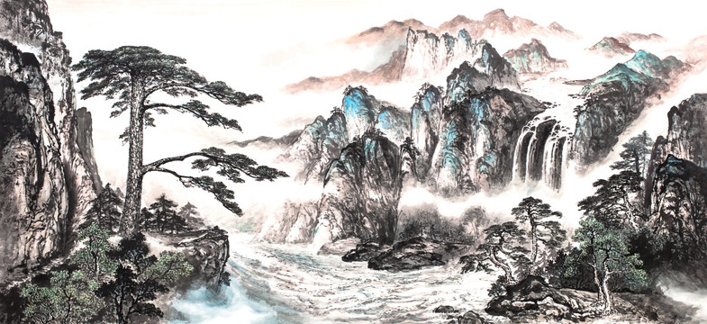 國(guó)畫(huà)山水