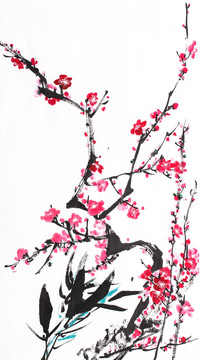 國(guó)畫梅花