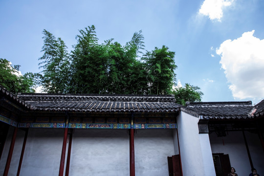 中式庭院回廊