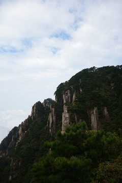 黄山山峰