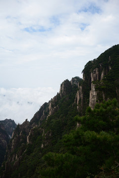 黄山山峰