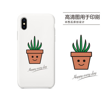 手機(jī)殼高清印刷平面圖