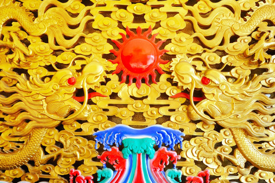 金龍木雕