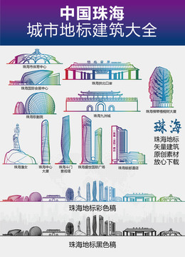 珠海城市地標建筑大全