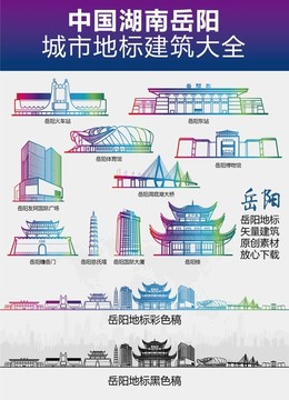 岳阳城市地标建筑大全