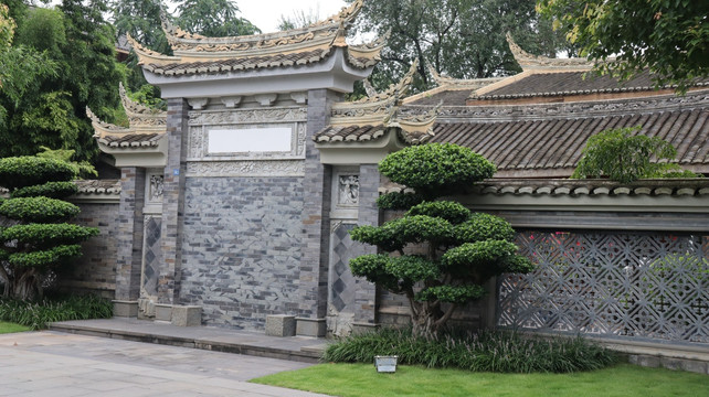 中式建筑素材