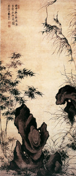 陳粲桃花鴛鴦圖