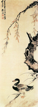 杜大綬幽蘭圖