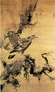 王乾雙鷹圖