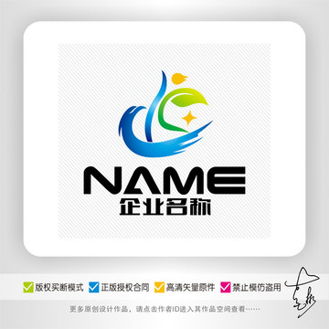 户外运动体育生态公园logo