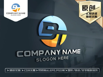 DT字母标志LOGO设计