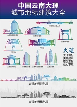 大理城市地标建筑大全