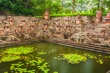 仿建的印度摩多哈拉圣井
