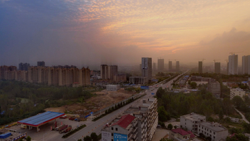 大悟朝霞美景