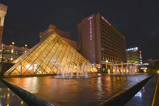 上海城市建筑夜景