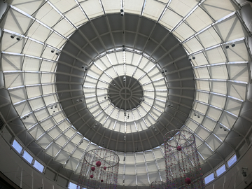 商场大厅玻璃圆顶