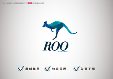 袋鼠logo
