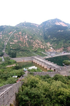 九门口水上长城景区