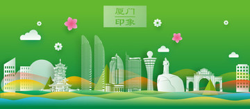 廈門城市背景
