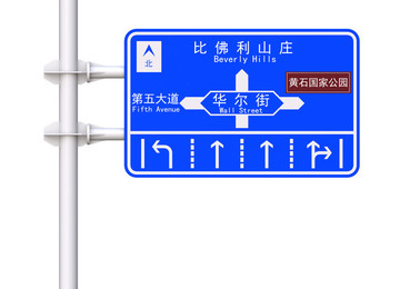 道路指示牌