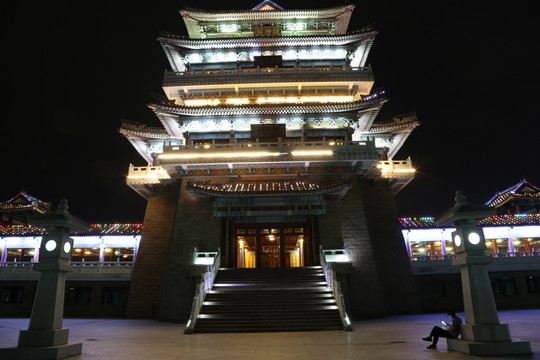 挂榜阁夜景正面