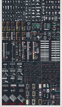 整木素材模块CAD