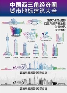 西三角經(jīng)濟(jì)圈城市地標(biāo)建筑大全