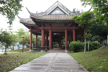 顺峰公园仿古建筑