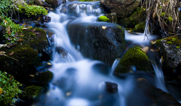 山涧溪流