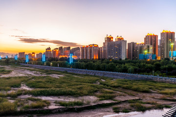 宝鸡夜景