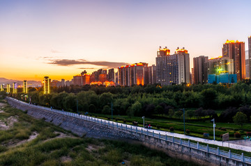 宝鸡夜景