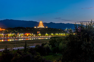 宝鸡夜景