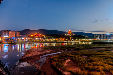 宝鸡夜景