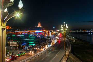 宝鸡夜景