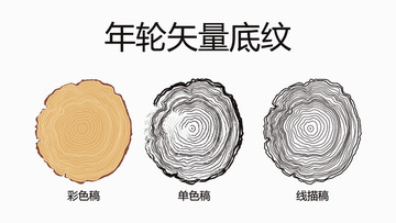 年輪矢量底紋
