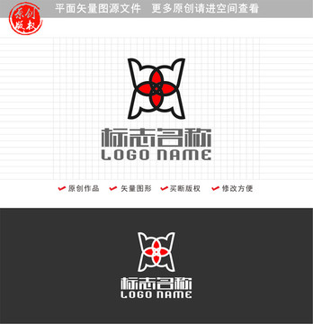 bdpq字母X标志鼎logo