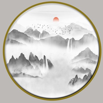 山水画装饰画