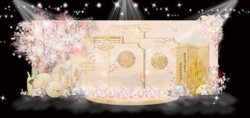淡雅金色中式風(fēng)