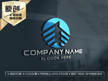 建筑科技電子LOGO設(shè)計(jì)